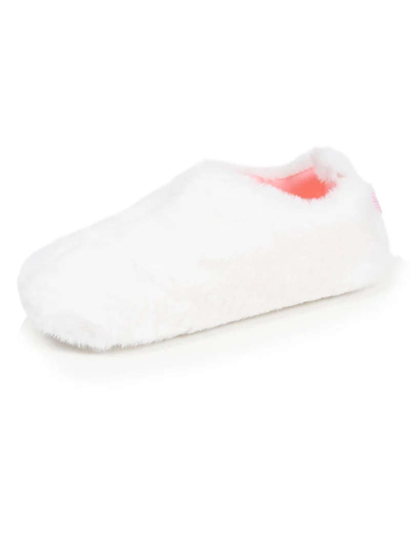 Chaussons bottillons Femme Ivoire