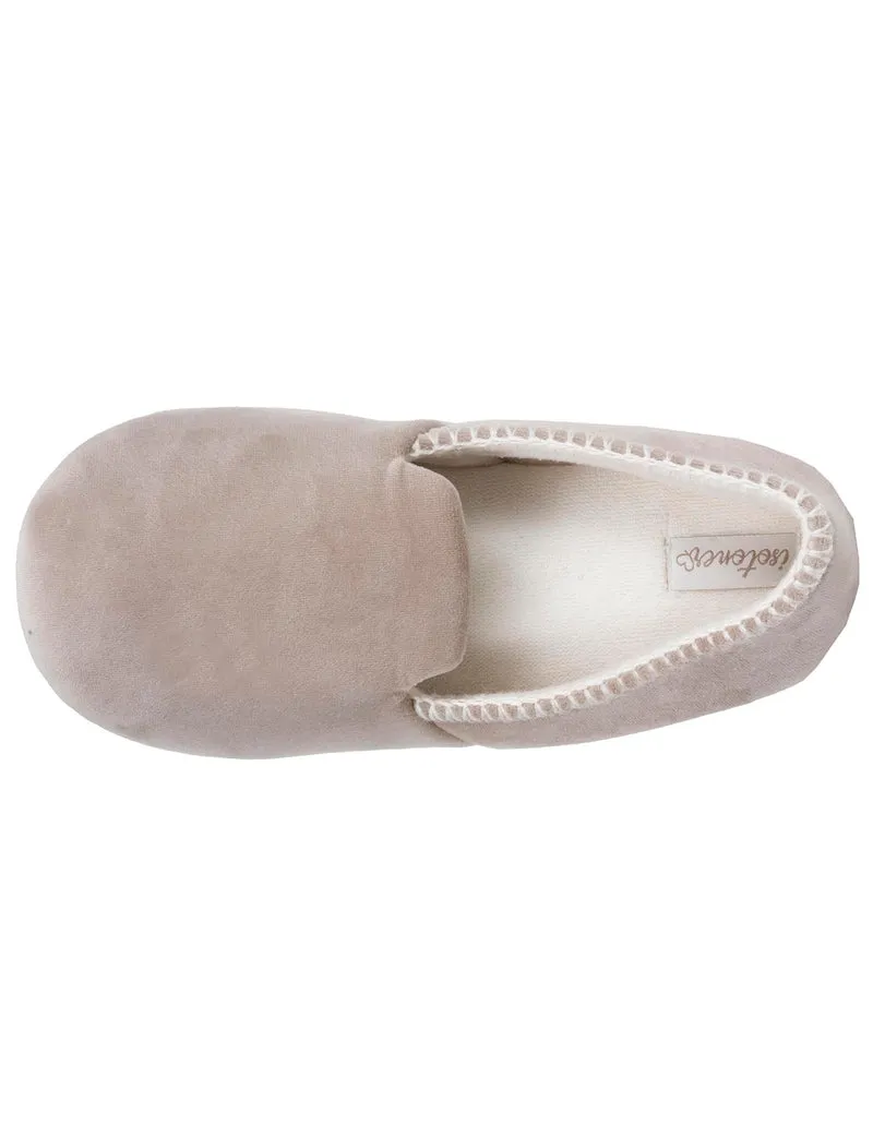 Chaussons slippers Femme Beige