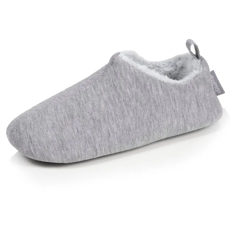 Chaussons bottillons Femme Gris chiné