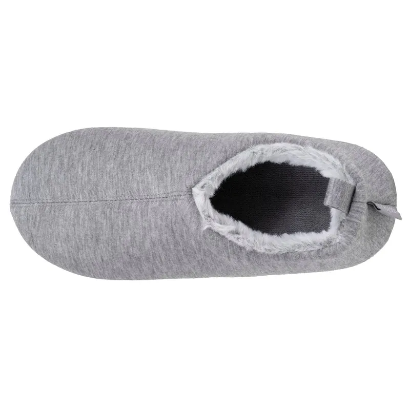 Chaussons bottillons Femme Gris chiné