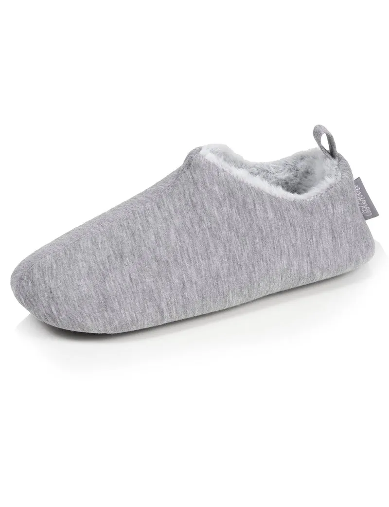 Chaussons bottillons Femme Gris chiné