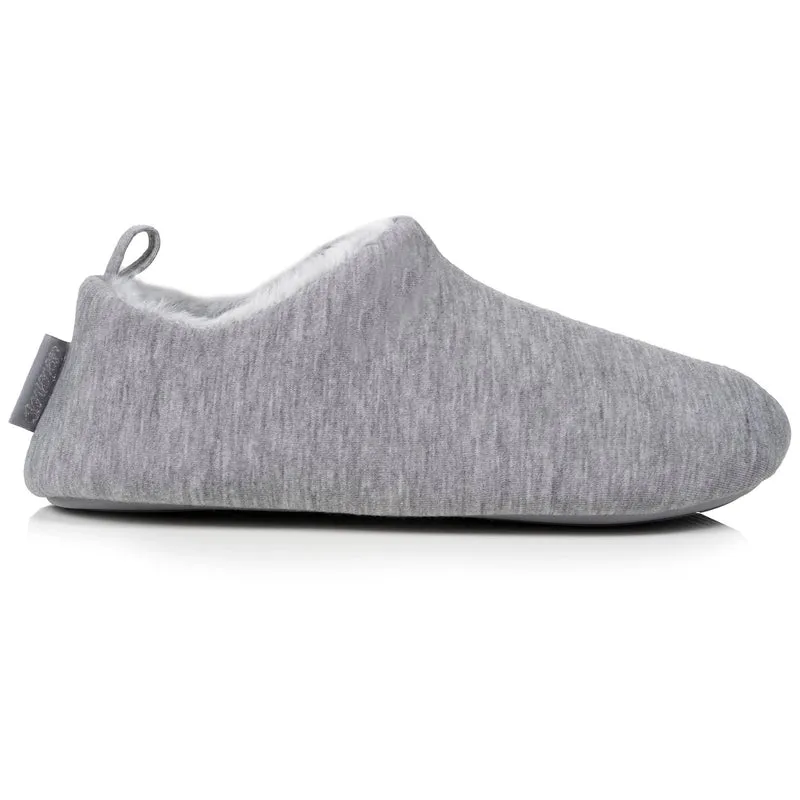 Chaussons bottillons Femme Gris chiné