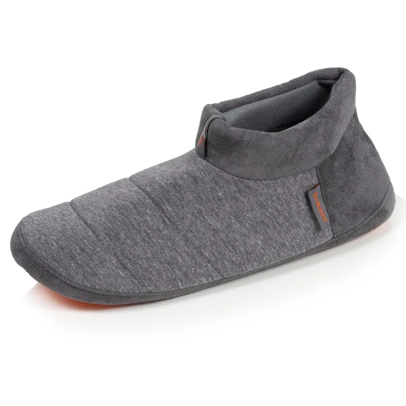 Chaussons bottillons Homme Gris chiné