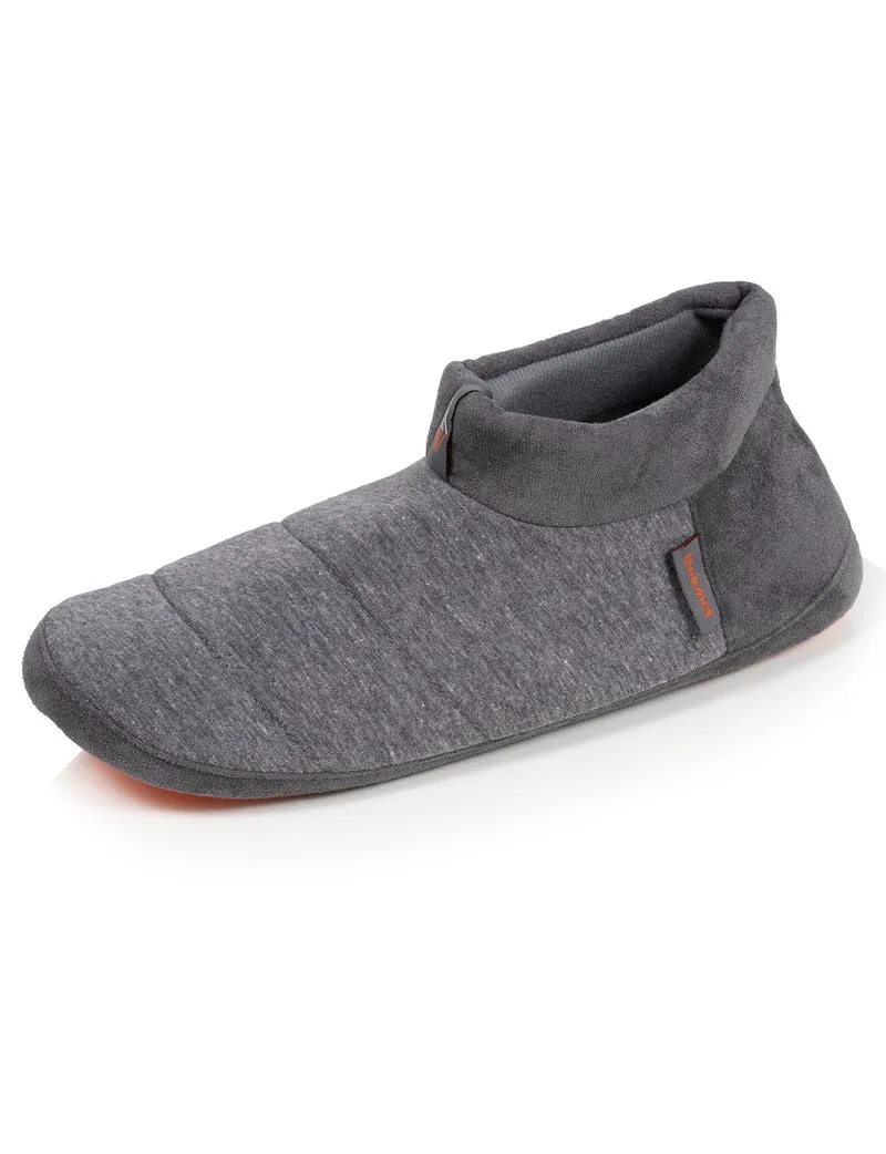 Chaussons bottillons Homme Gris chiné