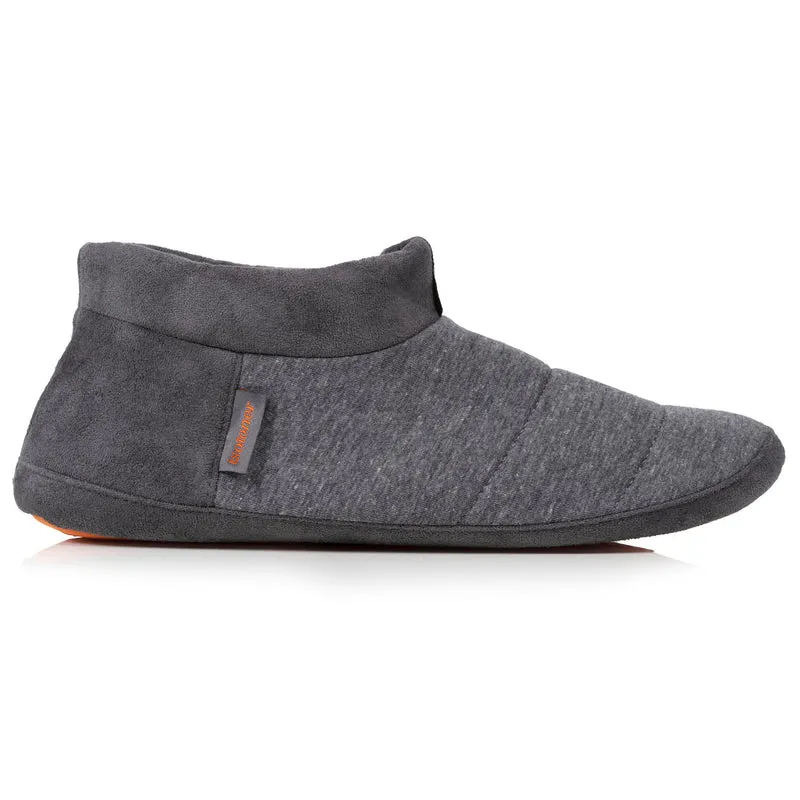 Chaussons bottillons Homme Gris chiné