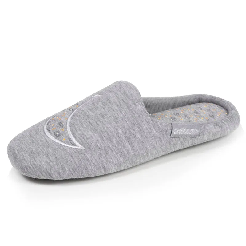 Chaussons mules Femme Gris