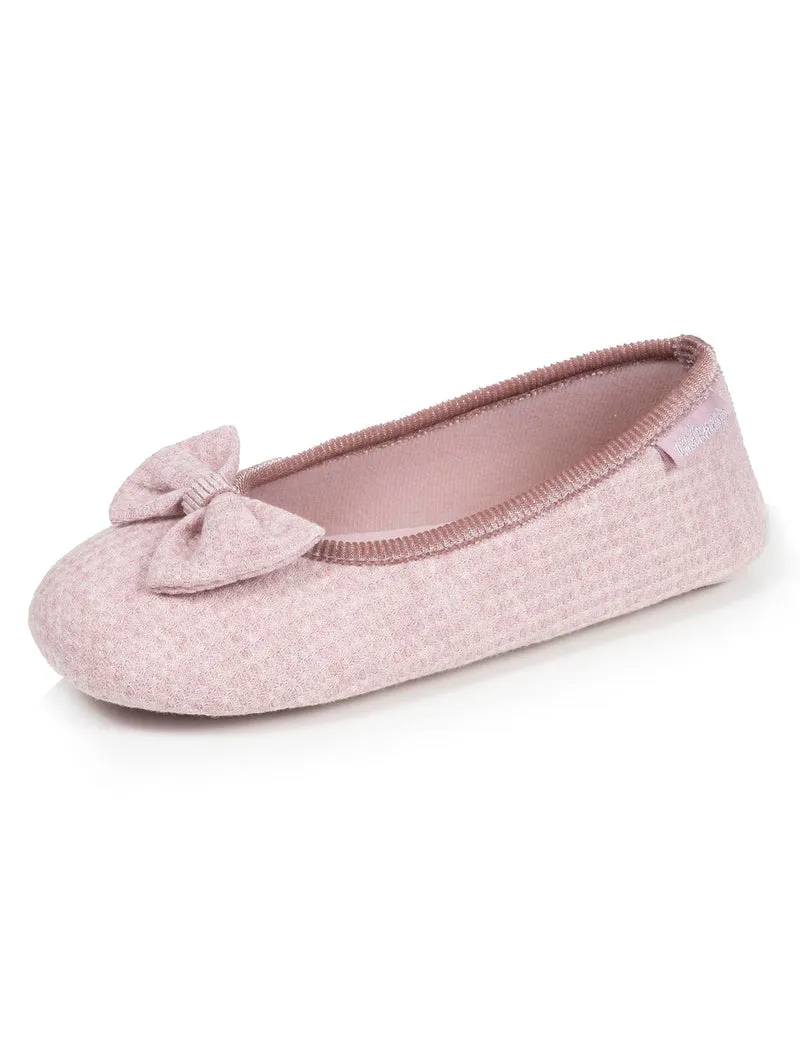 Chaussons ballerines Femme Blush chiné