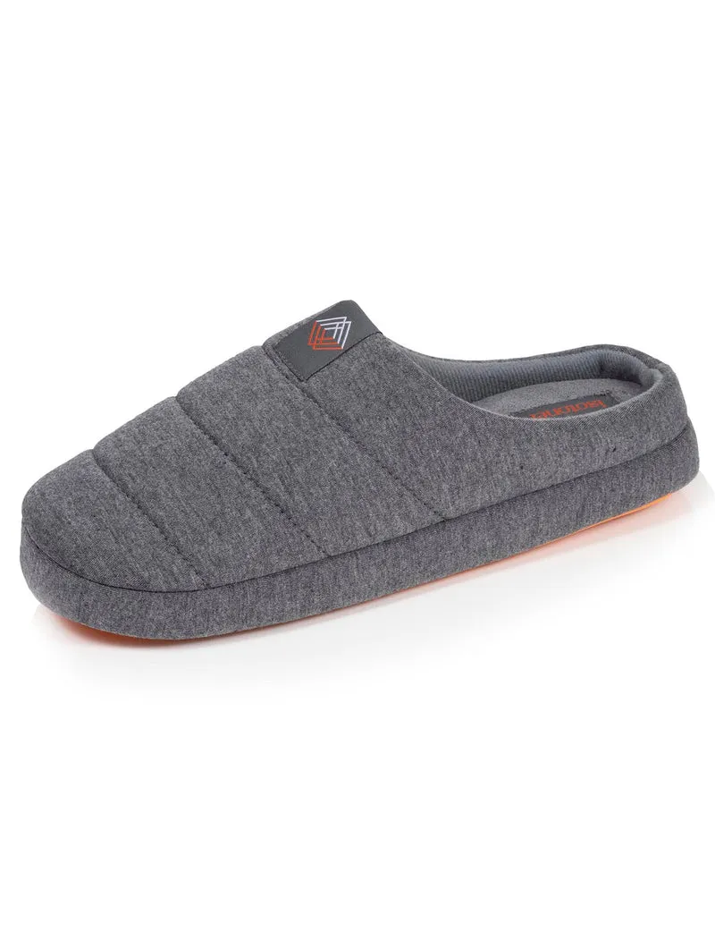 Chaussons mules Homme Gris chiné