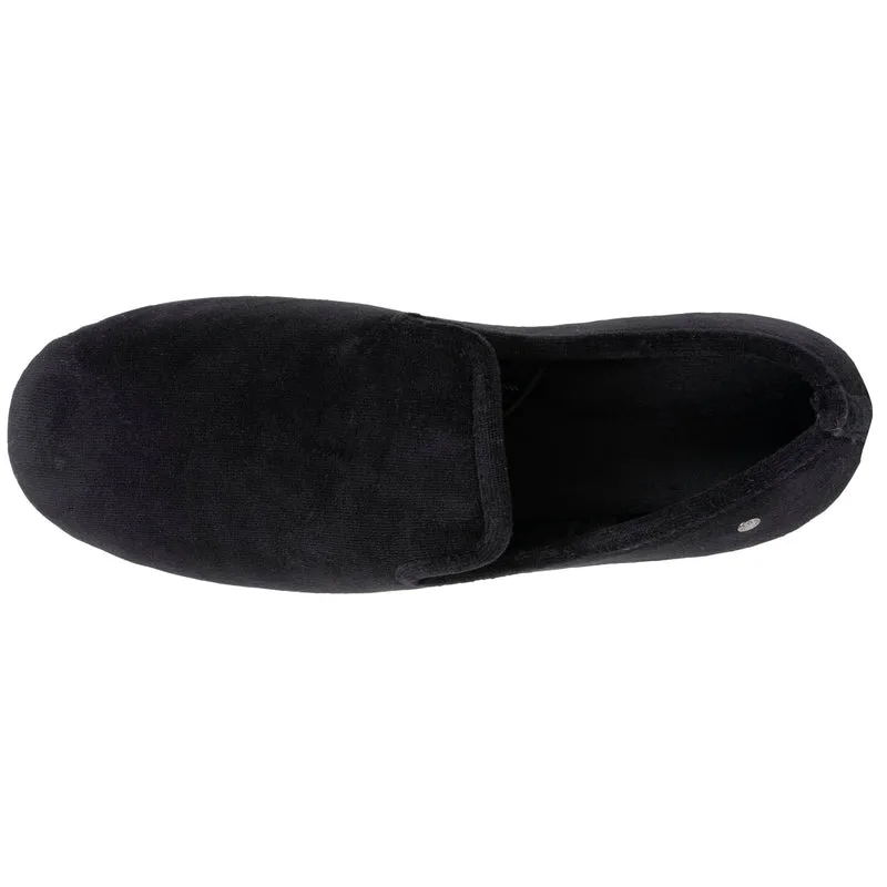 Chaussons charentaises Homme Noir Tartan