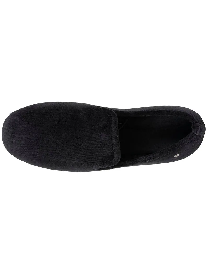Chaussons charentaises Homme Noir Tartan