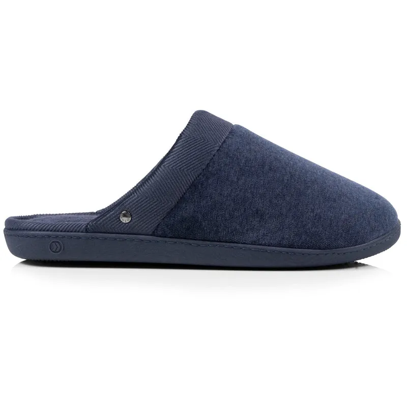 Chaussons mules Homme Marine chiné