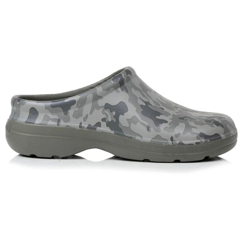 Sabots de jardin Homme imprimé camo kaki