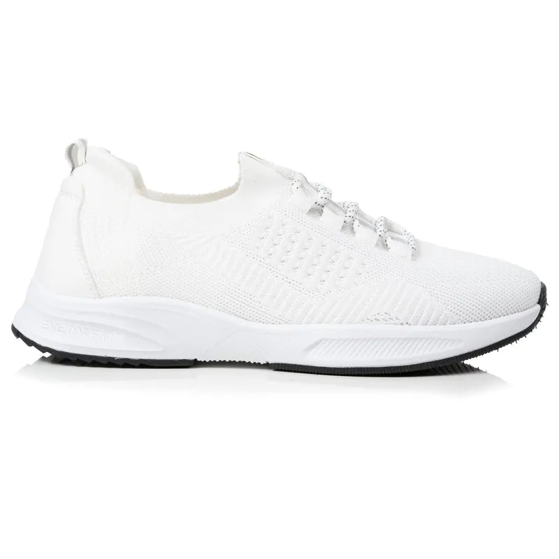 Basket Confort Homme slip-on lacets blanc