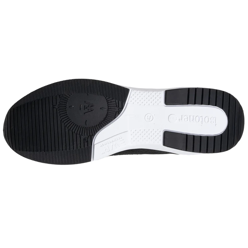 Basket Confort Homme slip-on Noir/jaune