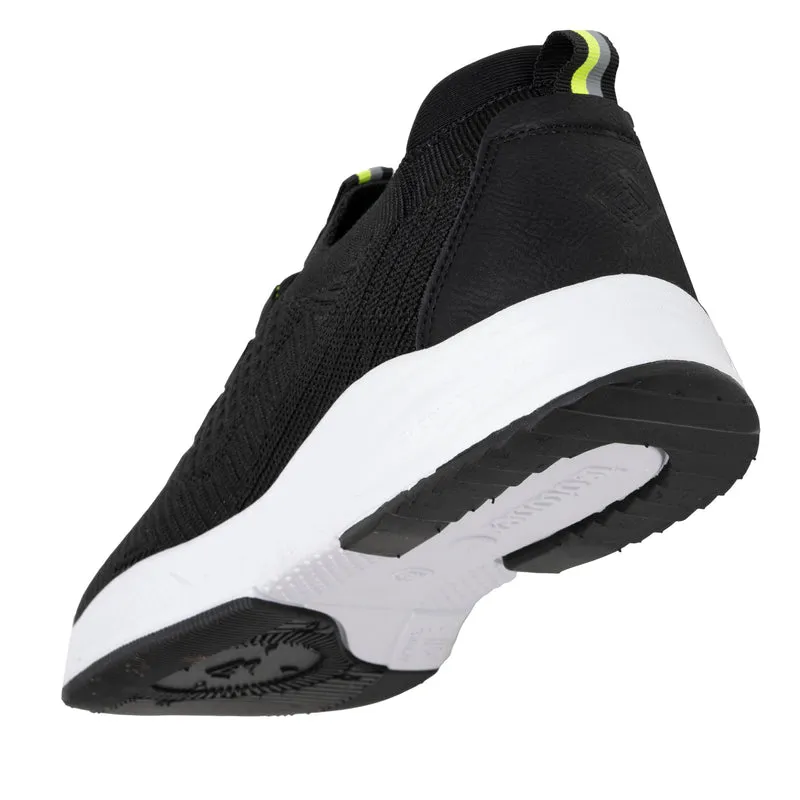 Basket Confort Homme slip-on Noir/jaune