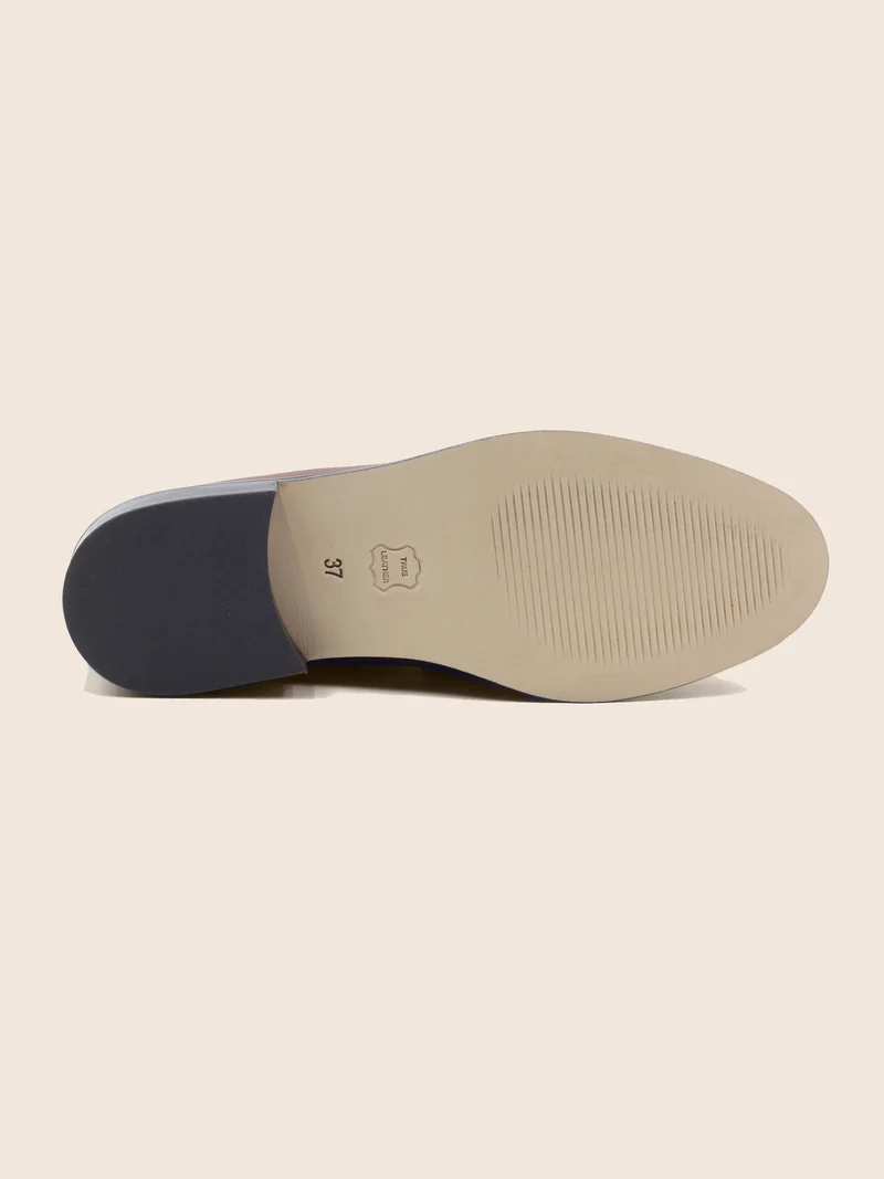 Mocassins cuir camel