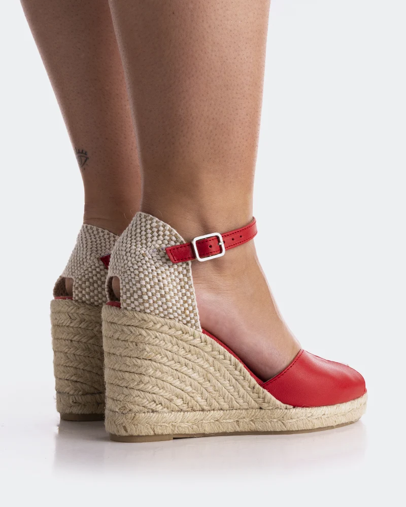 Marzia Red Leather