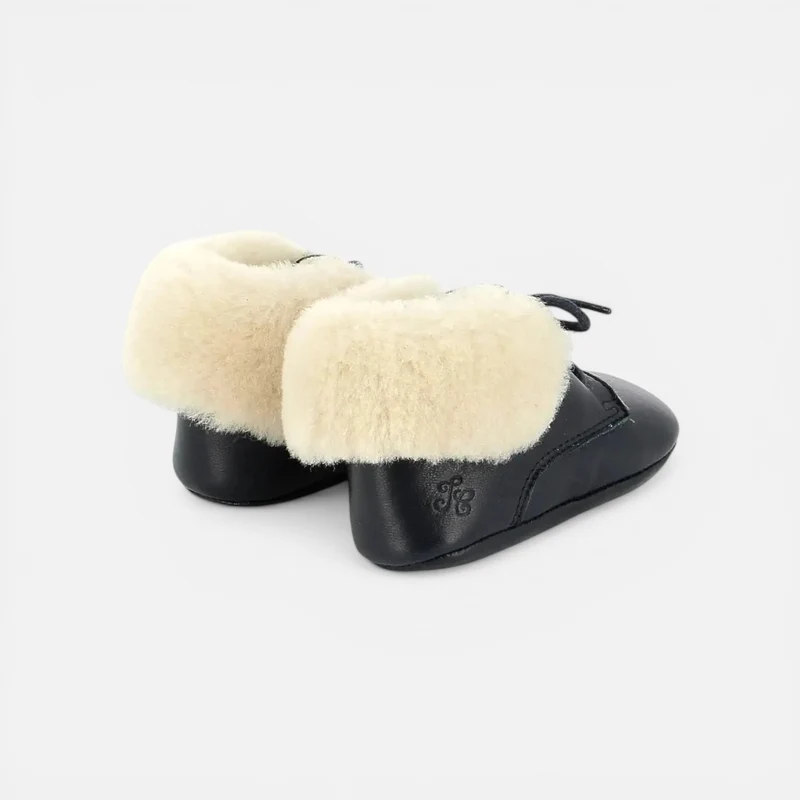 TC 15 FIRST FUR - CUIR LISSE - MARINE