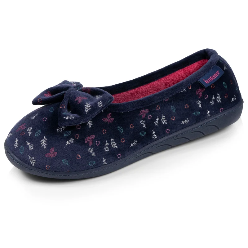 Chaussons ballerines Femme Marine