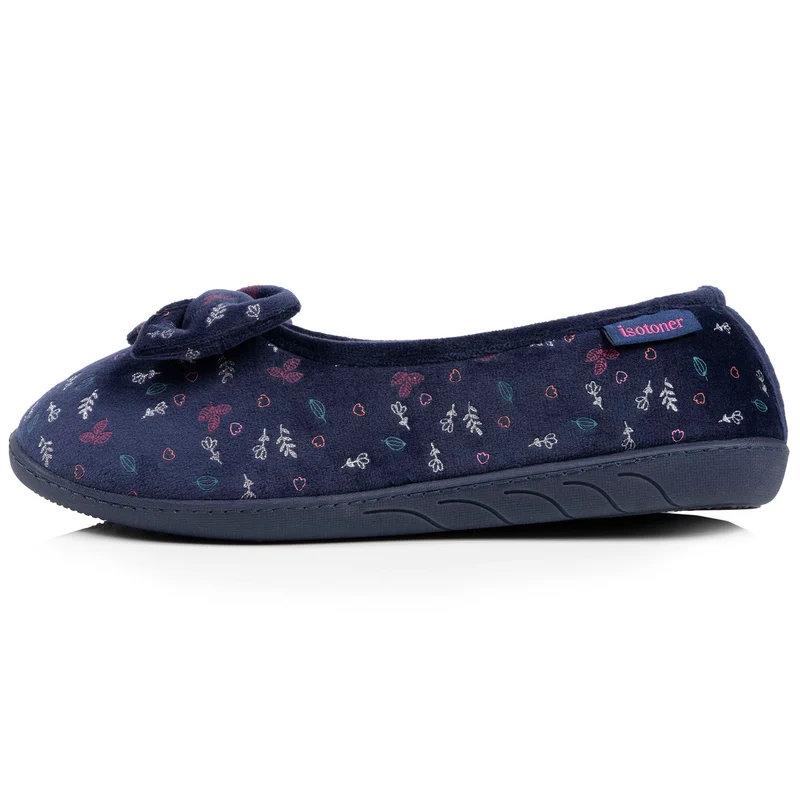 Chaussons ballerines Femme Marine