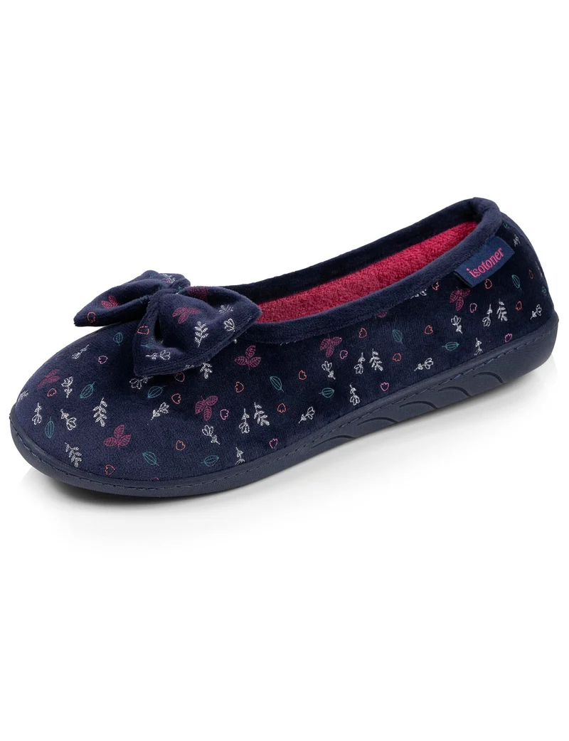 Chaussons ballerines Femme Marine