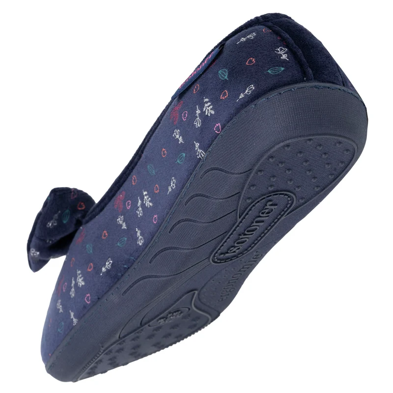 Chaussons ballerines Femme Marine
