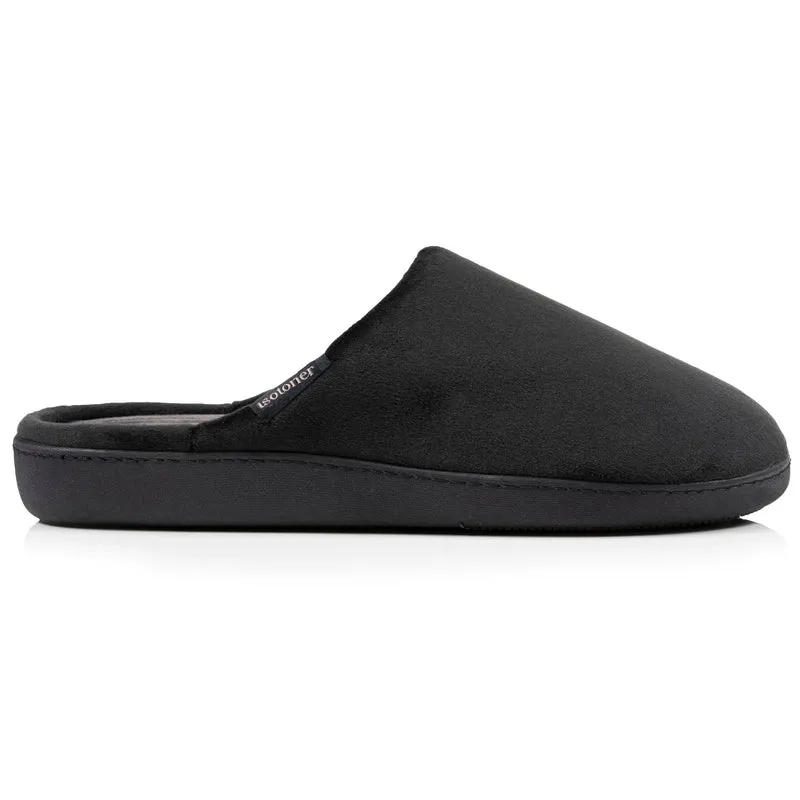 Chaussons mules Homme Noir intérieur rayures