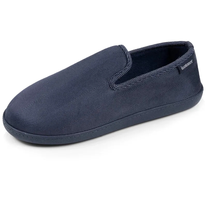 Chaussons charentaises Homme Marine chiné