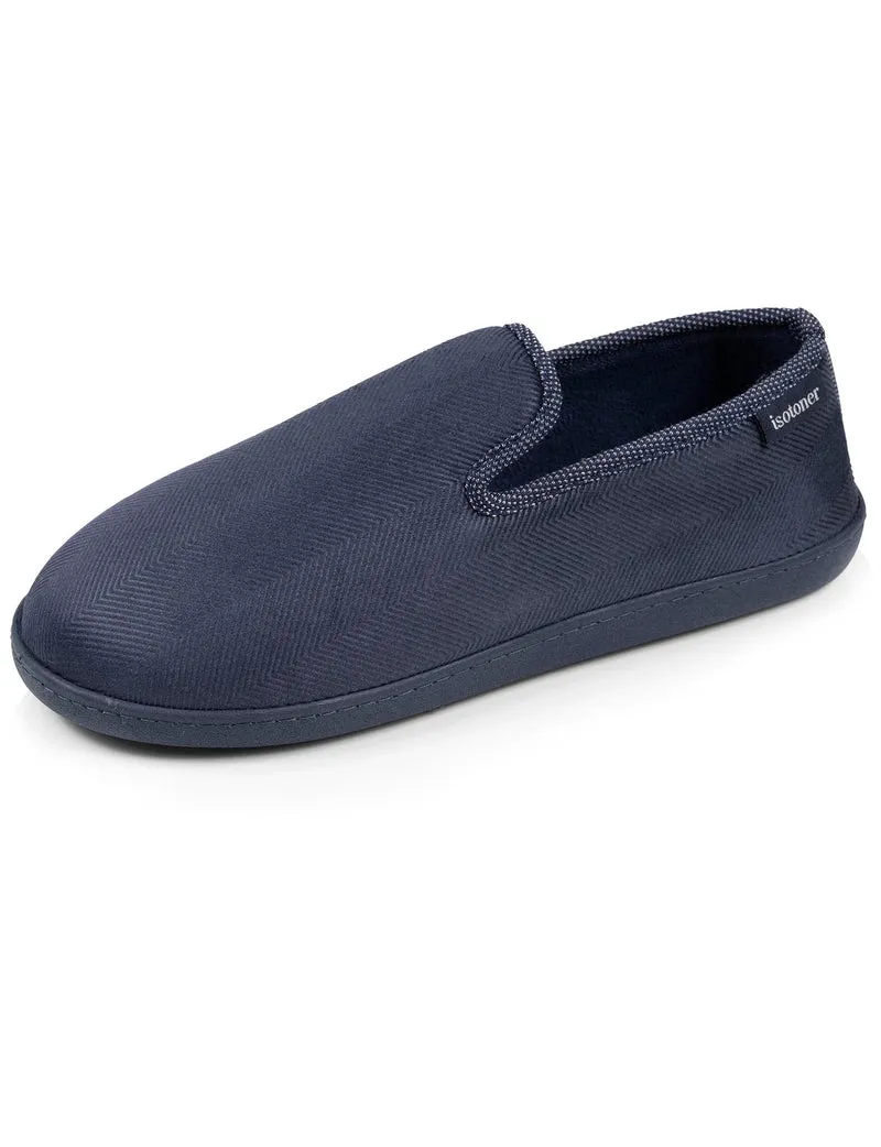 Chaussons charentaises Homme Marine chiné