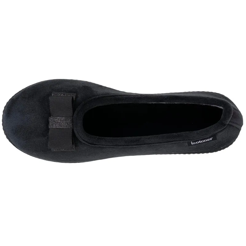 Chaussons ballerines Femme ergonomiques Noir
