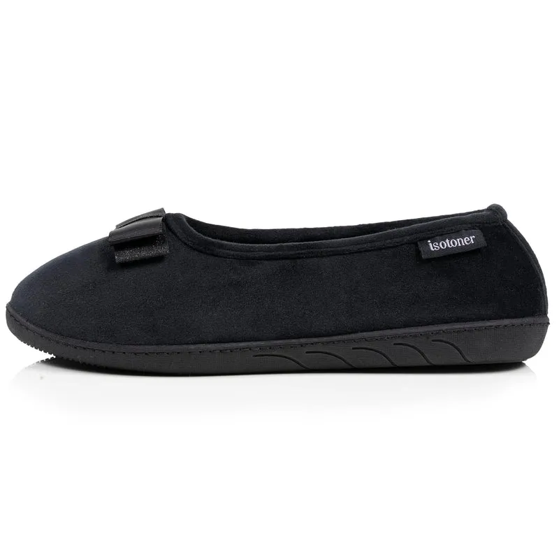 Chaussons ballerines Femme ergonomiques Noir