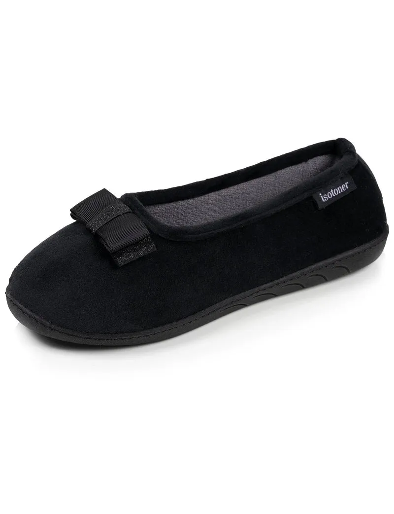 Chaussons ballerines Femme ergonomiques Noir
