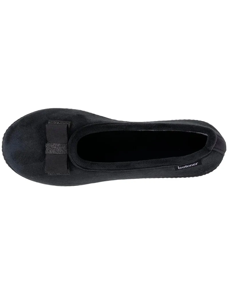 Chaussons ballerines Femme ergonomiques Noir