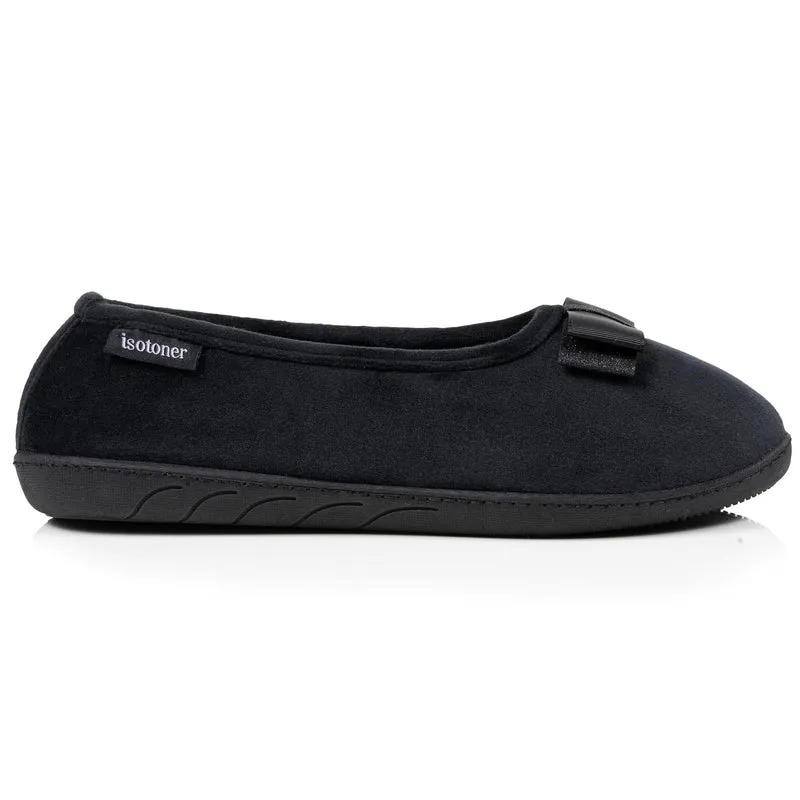 Chaussons ballerines Femme ergonomiques Noir