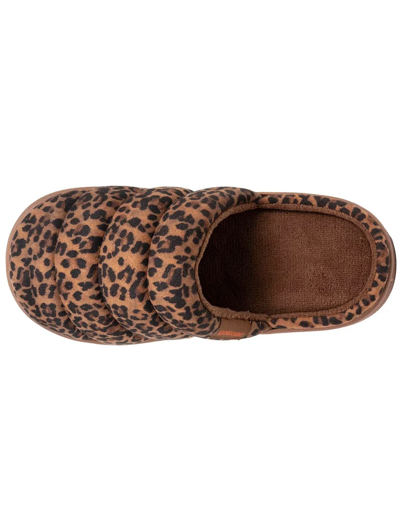 Chaussons mules Femme BLOUP Léopard camel