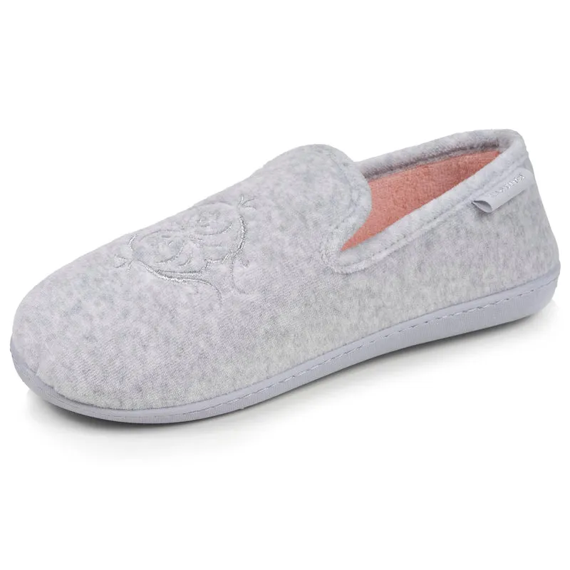 Chaussons charentaises Femme Gris chiné