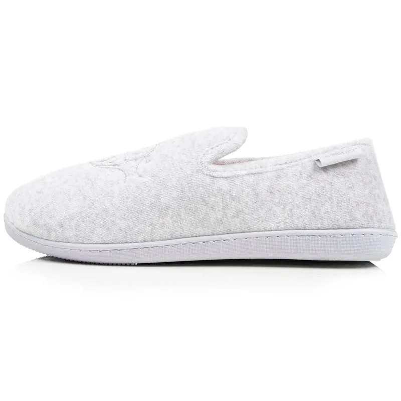 Chaussons charentaises Femme Gris chiné