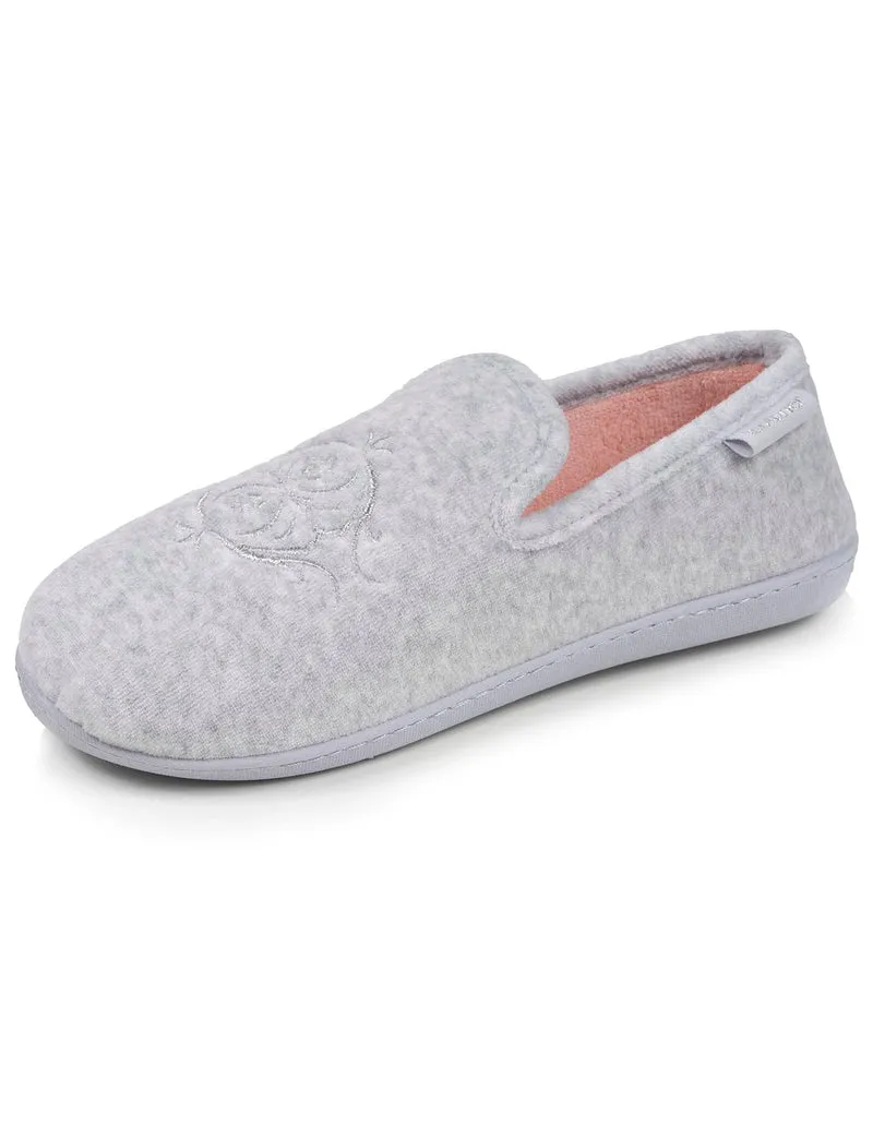 Chaussons charentaises Femme Gris chiné