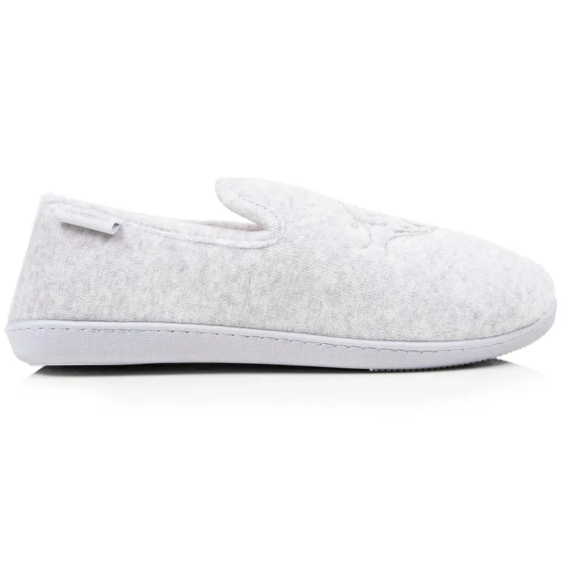 Chaussons charentaises Femme Gris chiné