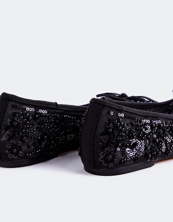 Flory Black Mesh