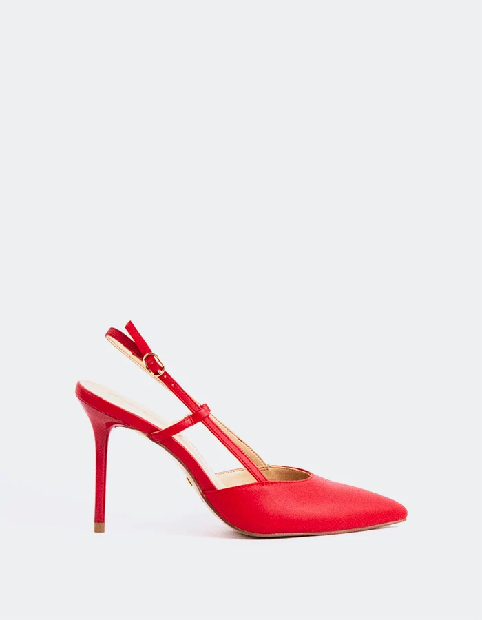 Eloria Red Leather