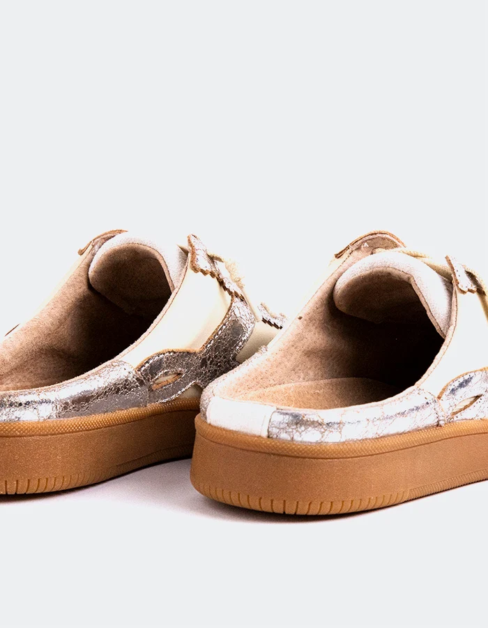 Solina Silver Leather