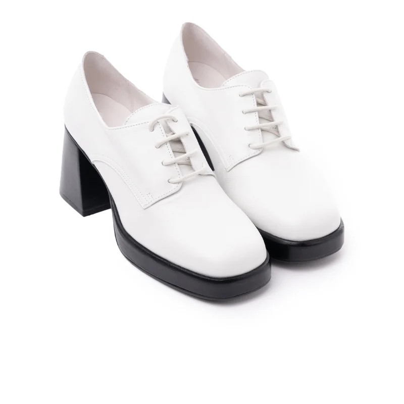 Sevres White Leather
