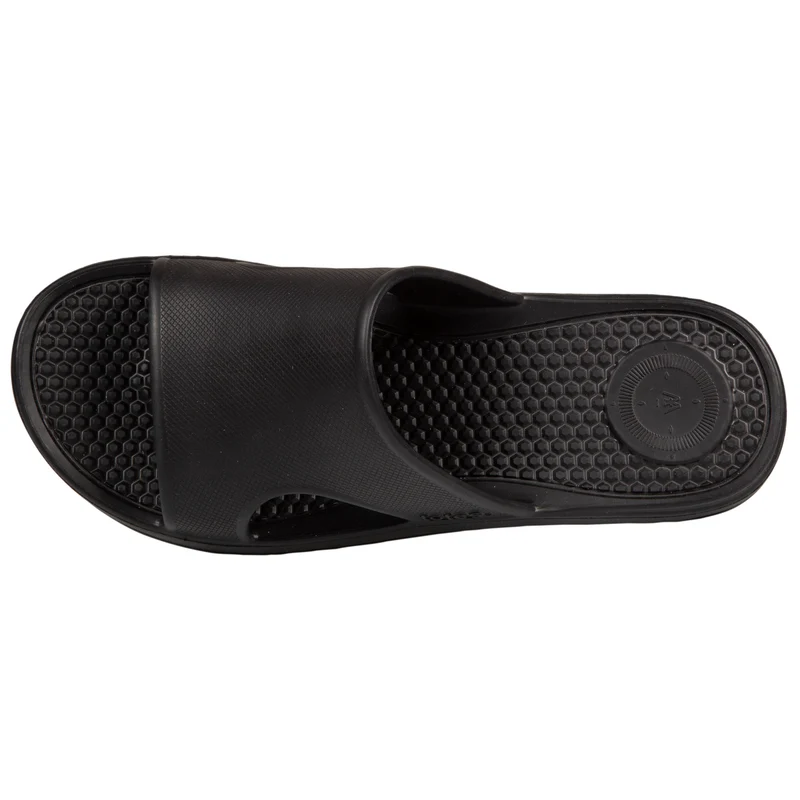 Mules claquettes Homme Confort Noir