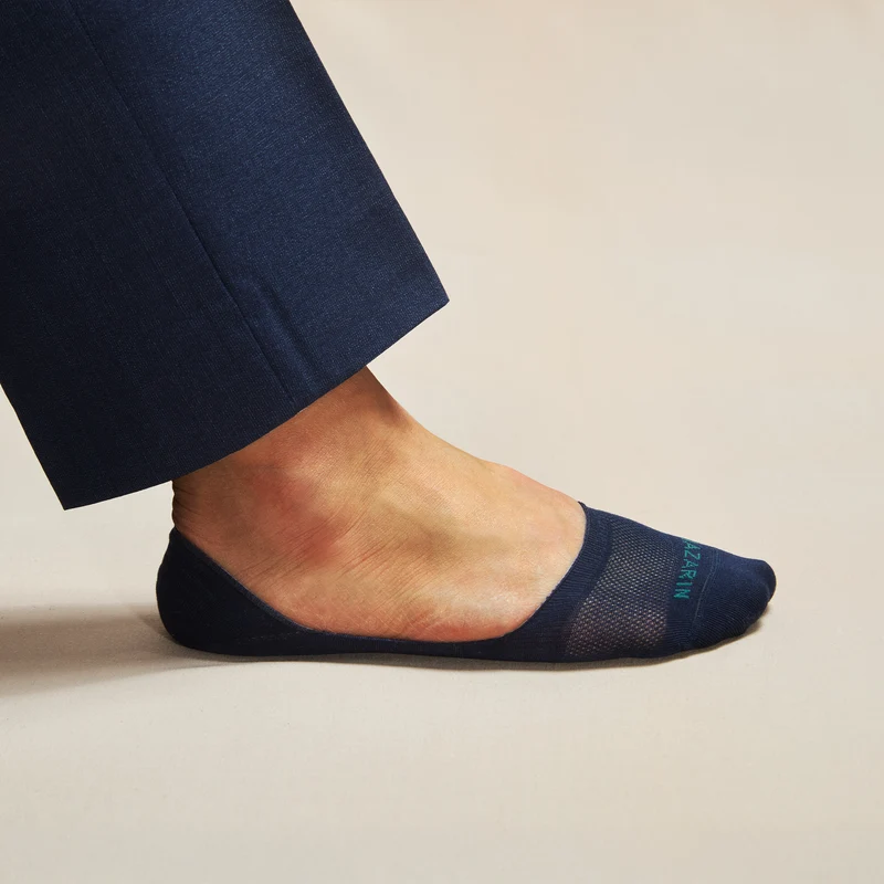 Chaussettes invisibles | Bleu marine - Mocassin