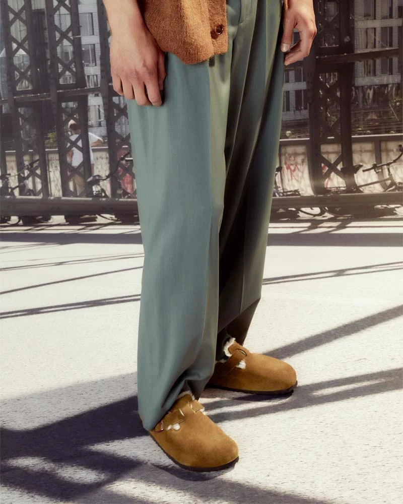 Sabots boston fourres birkenstock men