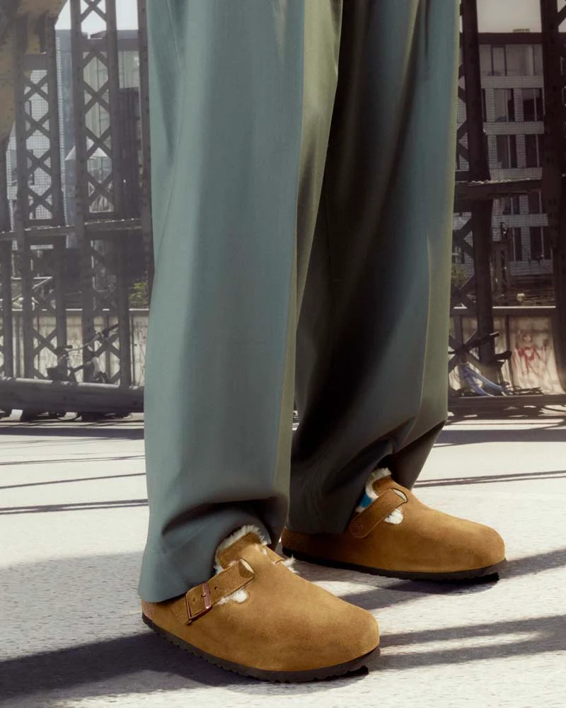 Sabots boston fourres birkenstock men