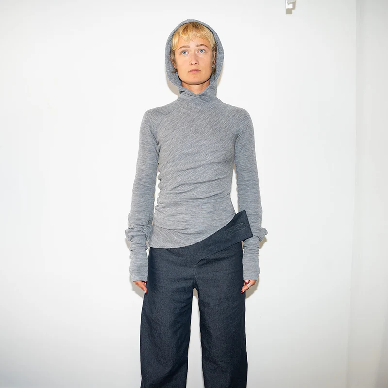 No 1 WOOL HOODIE