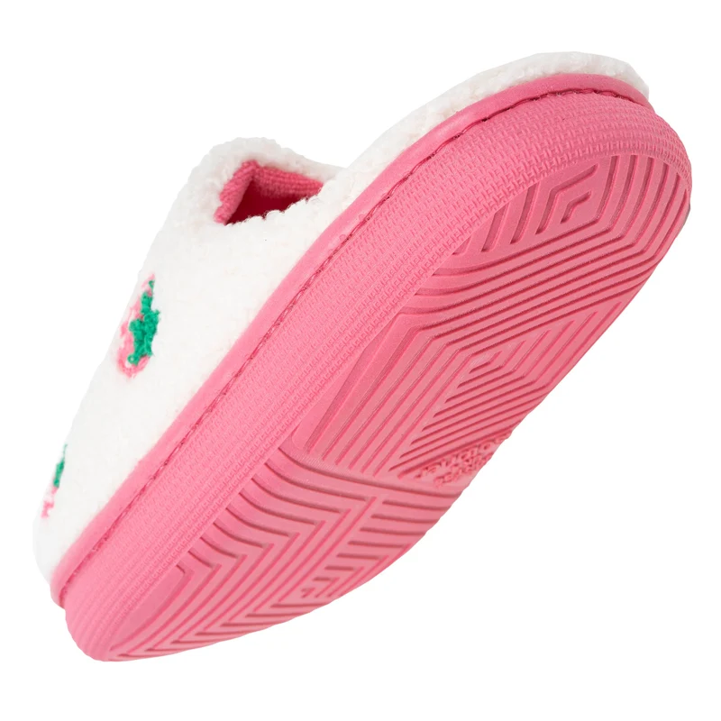 Chaussons mules Junior BLOUP Ivoire fraises