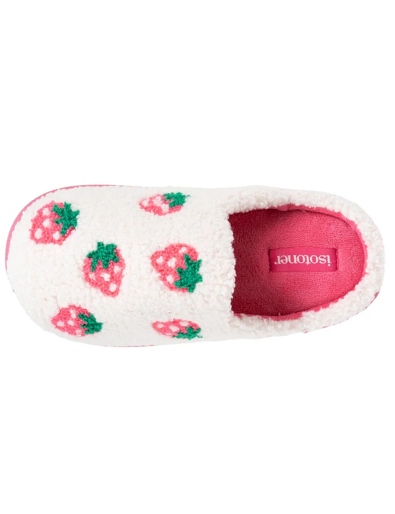 Chaussons mules Junior BLOUP Ivoire fraises